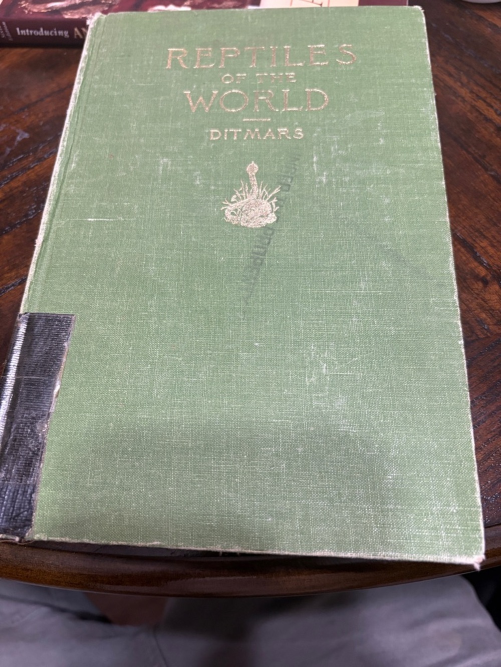 Reptiles of the World by Ditmars - Green Clothbound Book